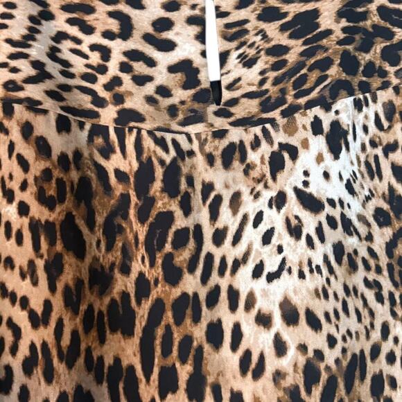 Chico's Black/Brown Cheetah Print Sleeveless Tank Blouse Animal Print - Picture 3 of 6